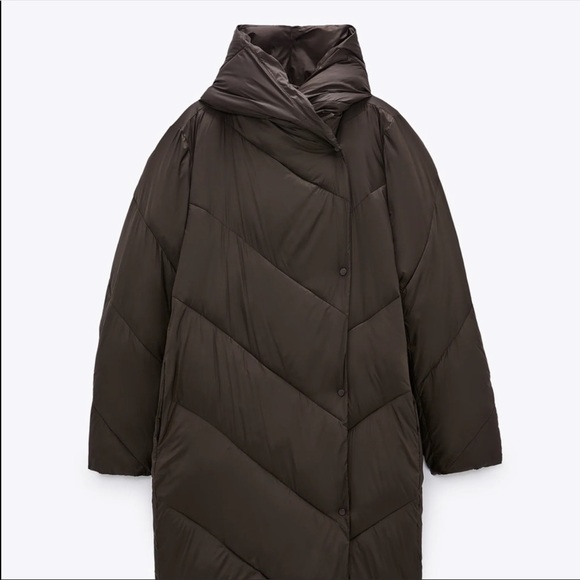 Zara water repellent puffer coat - Picture 9 of 9